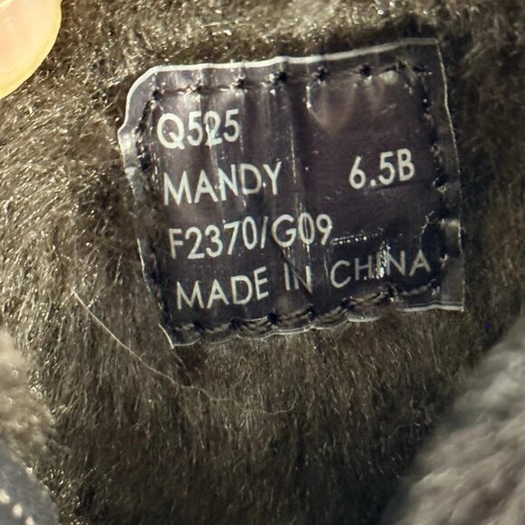 COACH Mandy Shearling Suede Wedge Booties – Size 6.5 – Brown - Picture 10 of 13